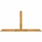 Ekena Millwork Portland Rough Sawn Timber Gable Bracket, Western Red Cedar, 72"W x 36"H x 2"D x 4"F, 12/12 Pitch GBW072X36X0204POR00RWR - alternate 1